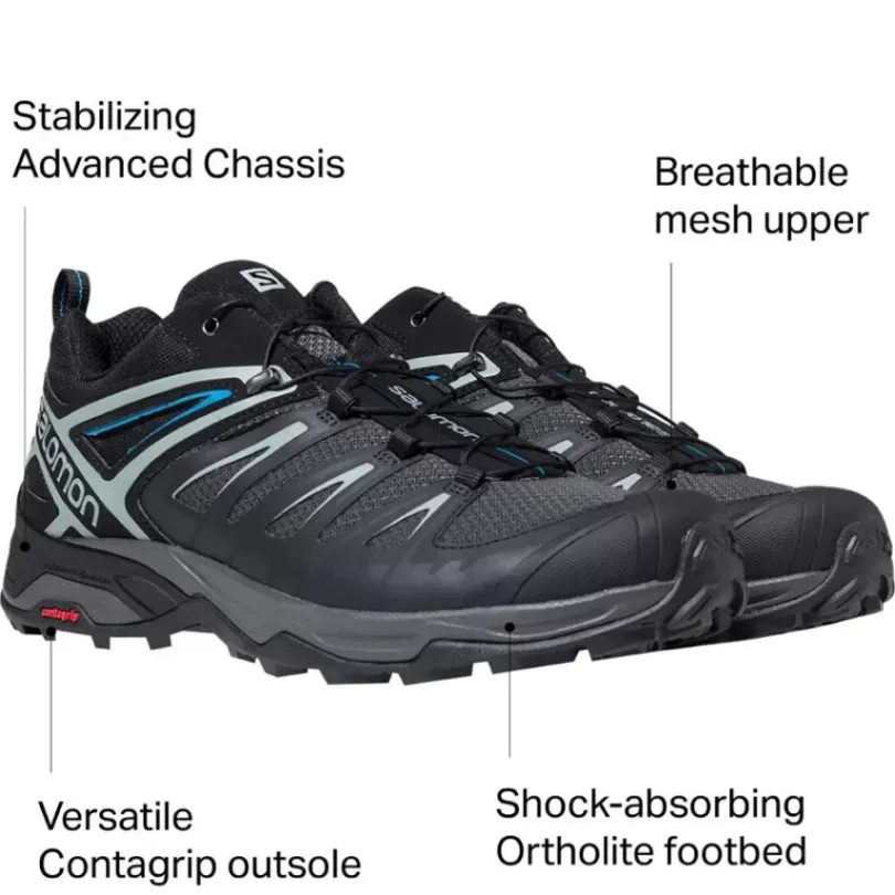 Footwear^Salomon Outlet – X Ultra 3 Hiking Shoe – Men'S Dark Denim/Black/Cumin|Phantom/Black/Hawaiian Surf
