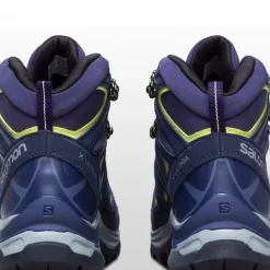 Footwear^Salomon Outlet – X Ultra 3 Mid Gtx Hiking Boot – Women'S Shadow/Castor Gray/Beach Glass|Crown Blue/Evening Blue/Sunny Lime