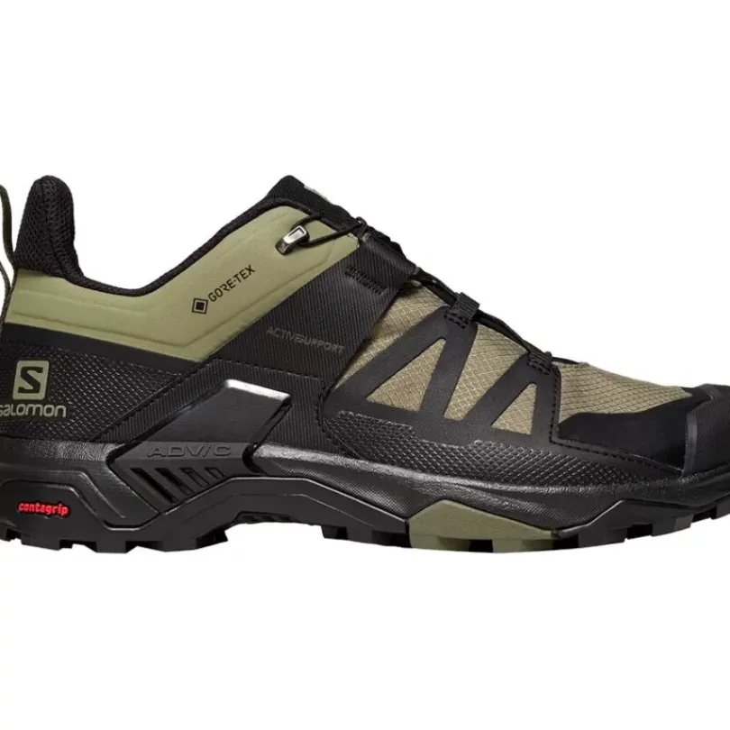 Footwear^Salomon Outlet – X Ultra 4 Gtx Wide Hiking Shoe – Men'S Deep Lichen Green/Black/Olive Night