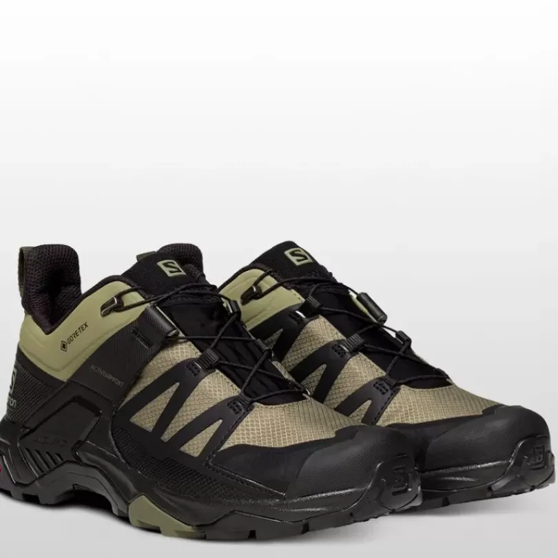 Footwear^Salomon Outlet – X Ultra 4 Gtx Wide Hiking Shoe – Men'S Deep Lichen Green/Black/Olive Night