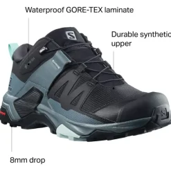 Footwear^Salomon Outlet – X Ultra 4 Gtx Hiking Shoe – Women'S Black/Stormy Weather/Opal Blue|Lunar Rock/Ebony/Mint Leaf