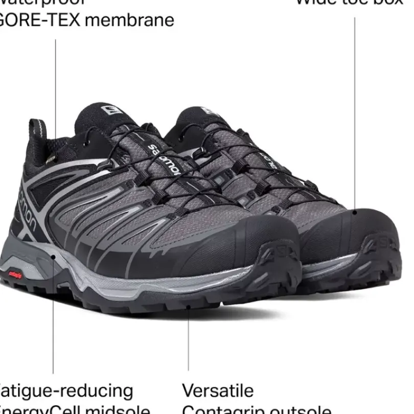 Footwear^Salomon Outlet – X Ultra 3 Gtx Wide Hiking Shoe – Men'S Black/Magnet/Quiet Shade