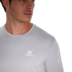Clothing^Salomon Outlet – Xa Long-Sleeve T-Shirt – Men'S Alloy