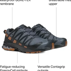 Footwear^Salomon Outlet – Xa Pro 3D V8 Gtx Shoe – Men'S Black/Black/Black|Ebony/Caramel Cafe/Black|Quarry/Saffron/Olive Night