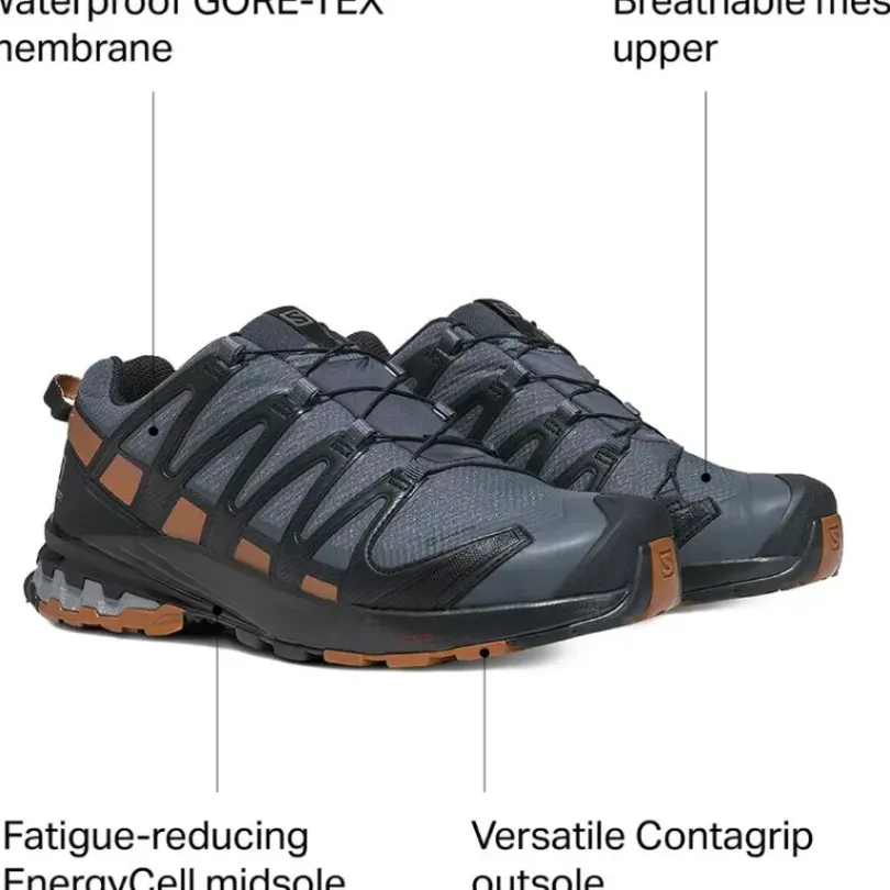 Footwear^Salomon Outlet – Xa Pro 3D V8 Gtx Shoe – Men'S Black/Black/Black|Ebony/Caramel Cafe/Black|Quarry/Saffron/Olive Night
