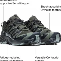 Footwear^Salomon Outlet – Xa Pro 3D V8 Shoe – Men'S Grape Leaf/Peat/Shadow|Slate/Blue Aster/Pacific