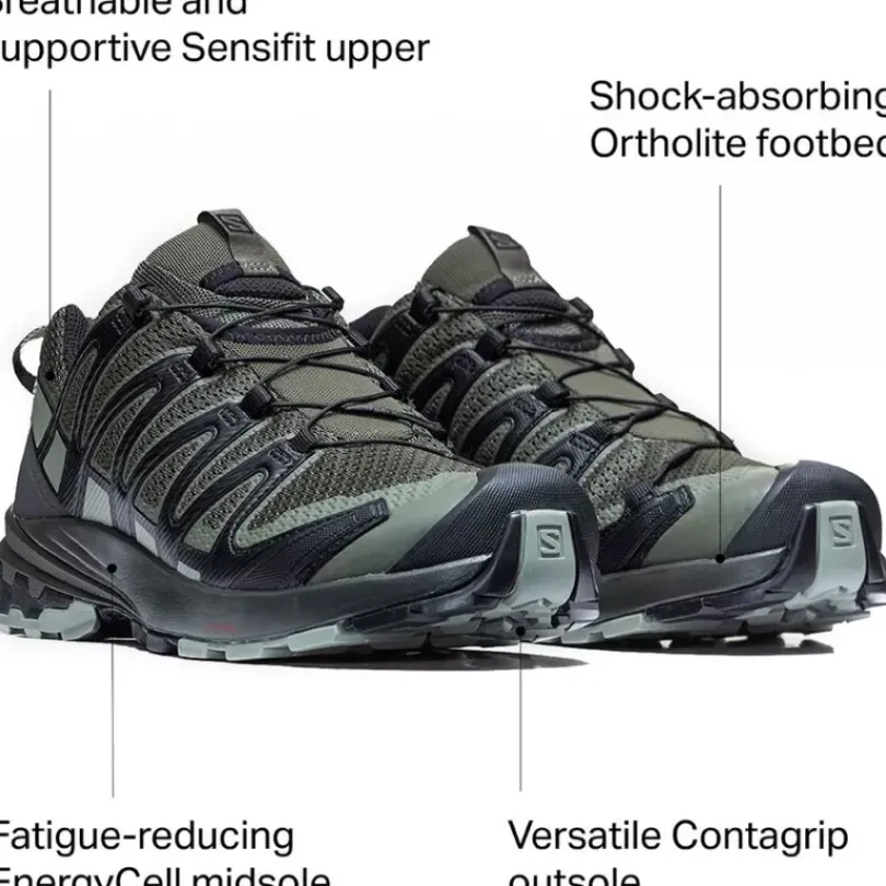 Footwear^Salomon Outlet – Xa Pro 3D V8 Shoe – Men'S Grape Leaf/Peat/Shadow|Slate/Blue Aster/Pacific